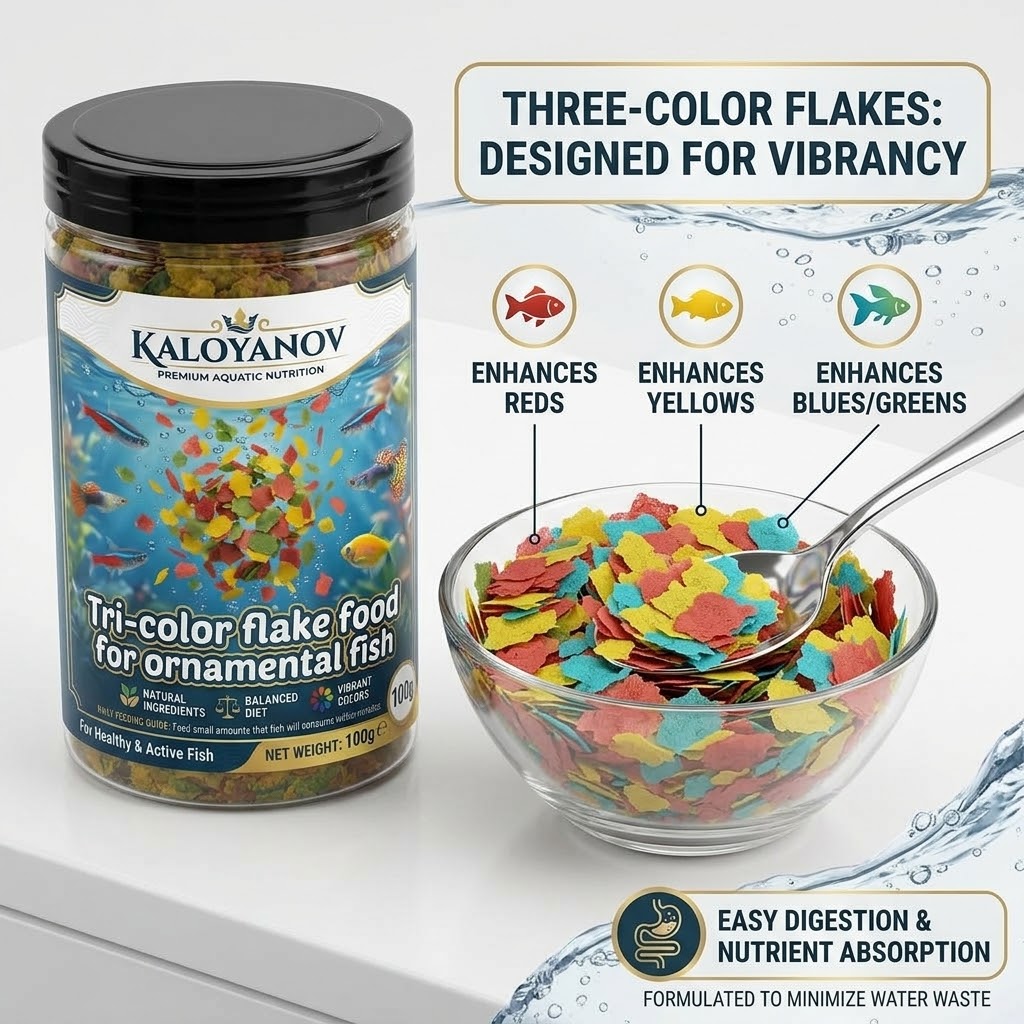 Premium 3-Color Flakes Fish Fo - огляд і ціна Tetra Food Tropical Flakes